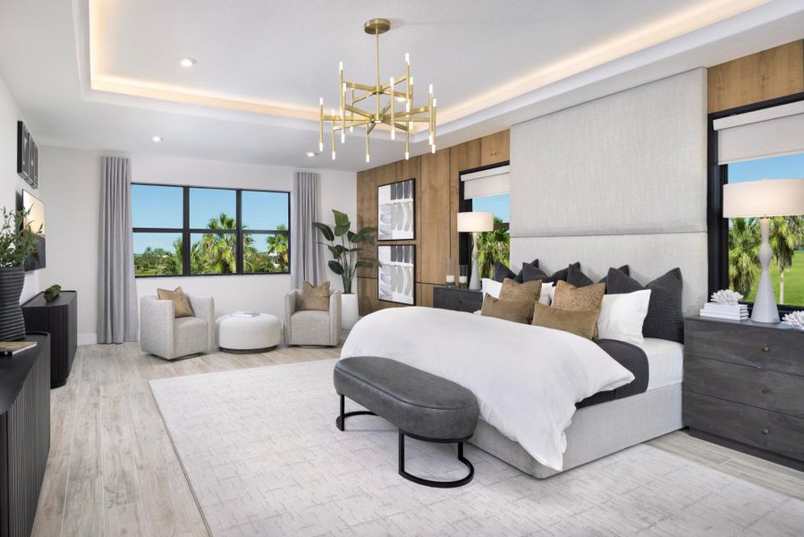 Furnished interior view inside a new home in Sienna, Hollywood (Image 10). Furnished interior view inside a new home in Sienna, Hollywood (Image 10).