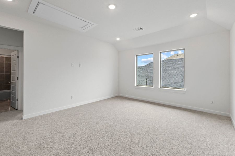 Game Room in the Pearl home plan by Trophy Signature Homes – REPRESENTATIVE PHOTO