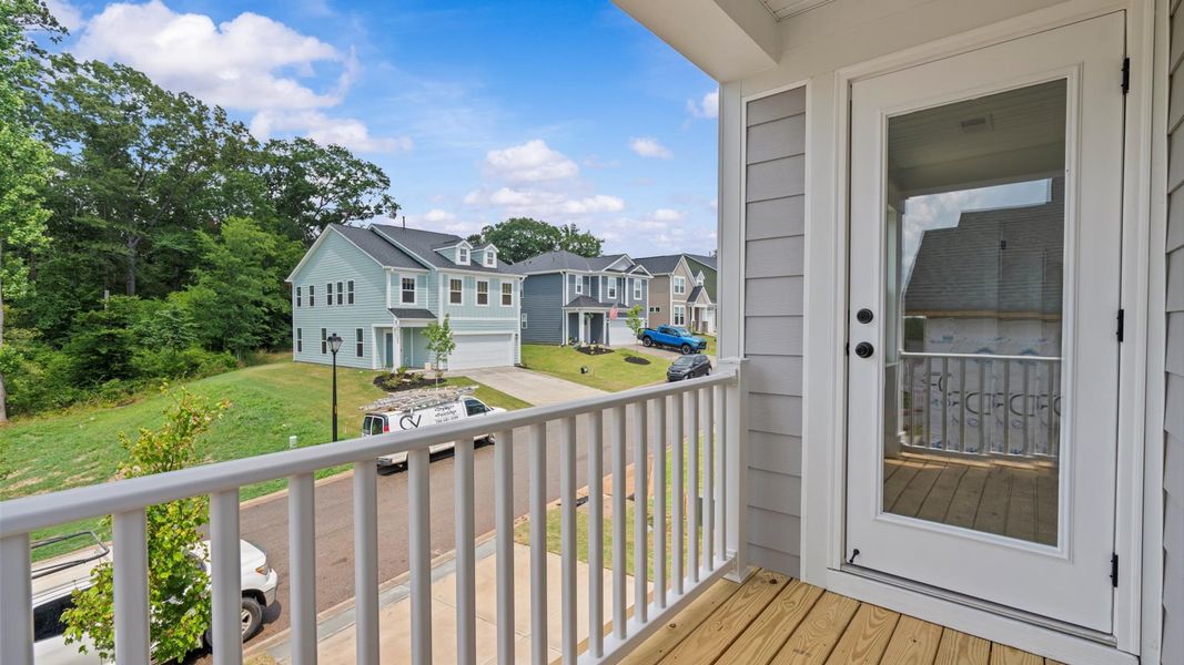 Front exterior of a new home in Pleasant Falls, Moore, SC, highlighting curb appeal (Image 19).