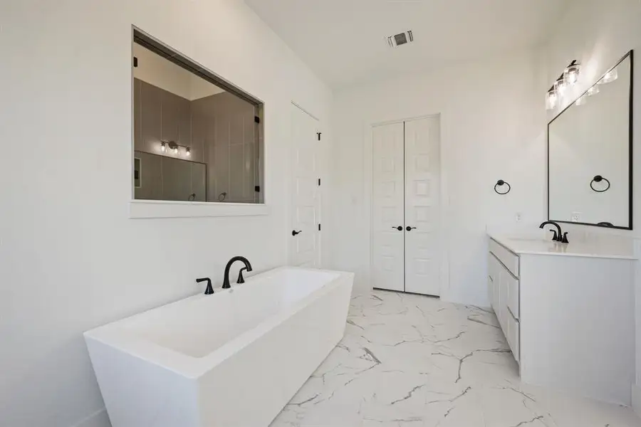 Furnished interior view inside a new home in Rolling Creek Ranch, Aledo (Image 8).