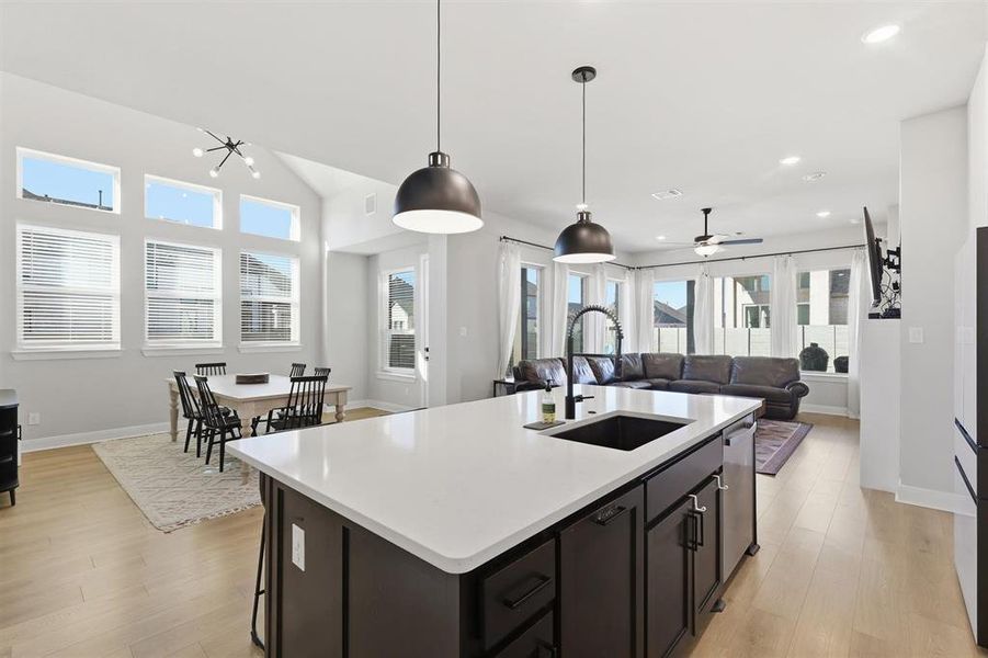 Furnished interior view inside a new home in , Northlake (Image 15).