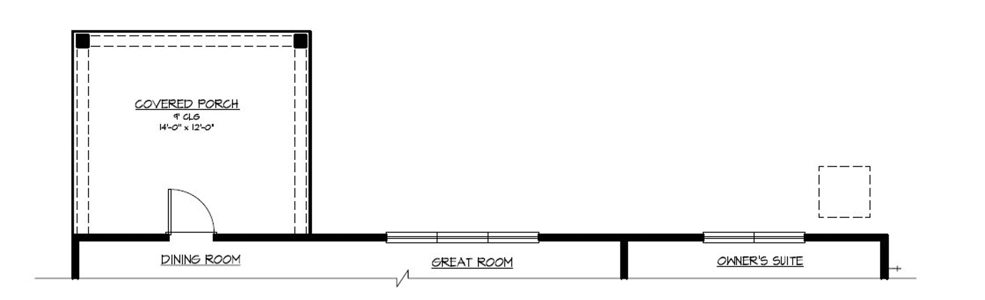 Optional Covered Back Porch