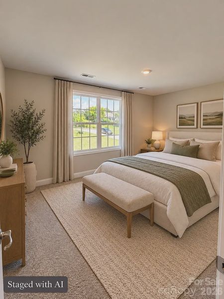 200 Fostoria Place | Albemarle, NC 28001. Built by Adams Homes - Affordable NC Home 2307 Square Feet -  Bedroom