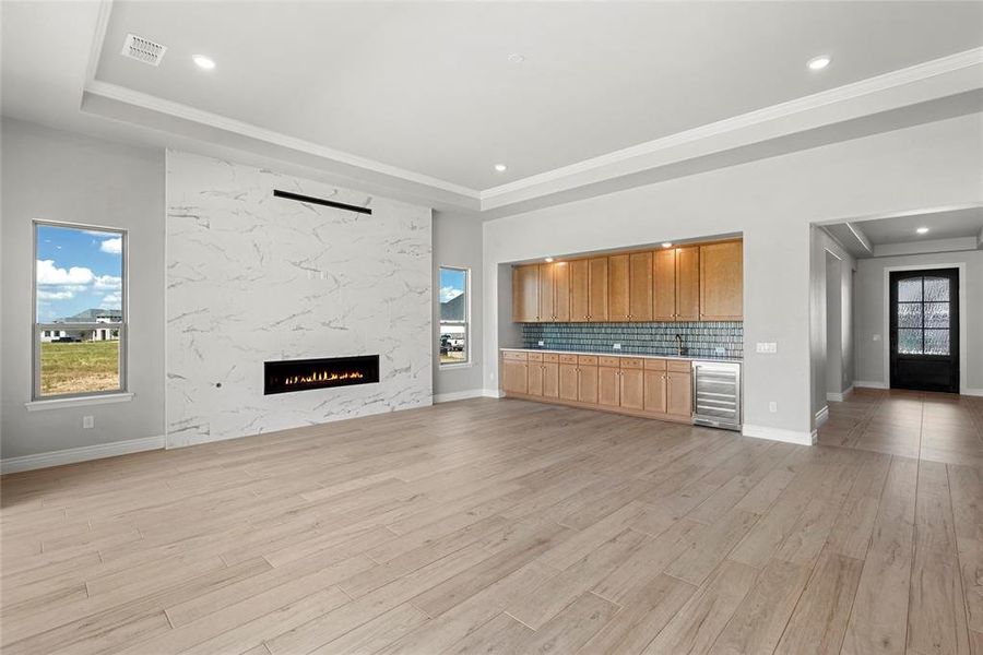 Spacious, unfurnished interior of a new home in Robson Ranch Texas, Denton (Image 9). Spacious, unfurnished interior of a new home in Robson Ranch Texas, Denton (Image 9).