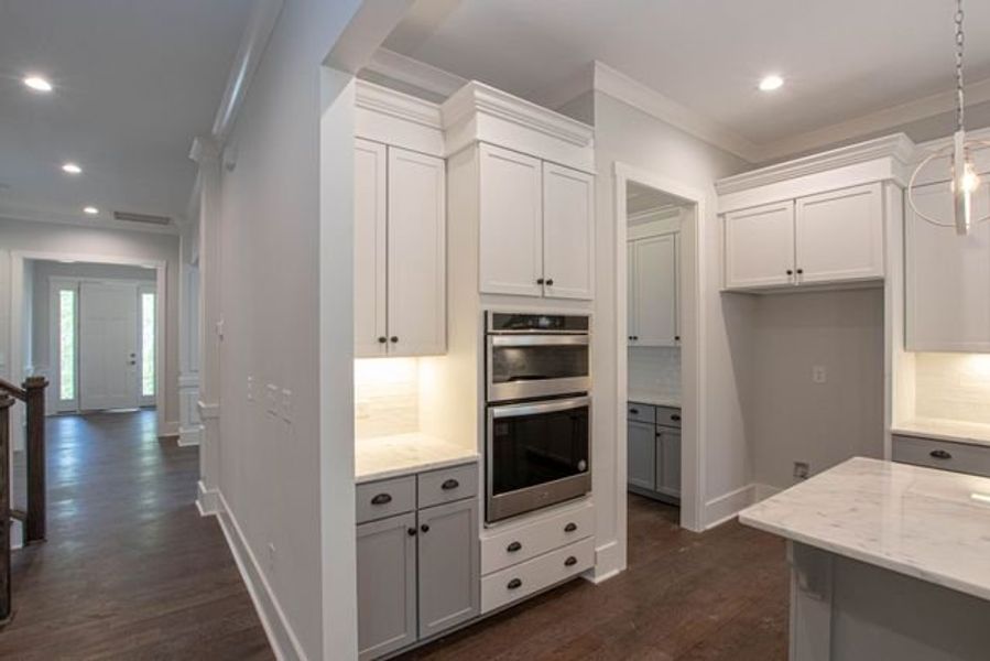 Representative furnished interior of a home built from the Atkinson by True Homes in Edgewater - Harbor Pointe, Lancaster (Image 5).