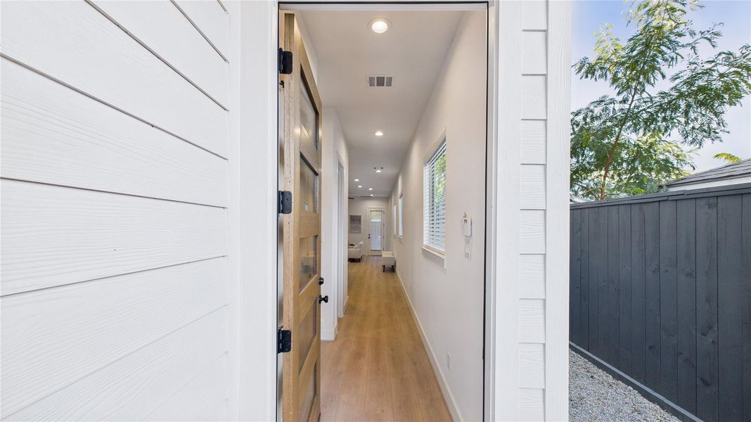 Exterior details and patio area of a home in , Houston (Image 4).