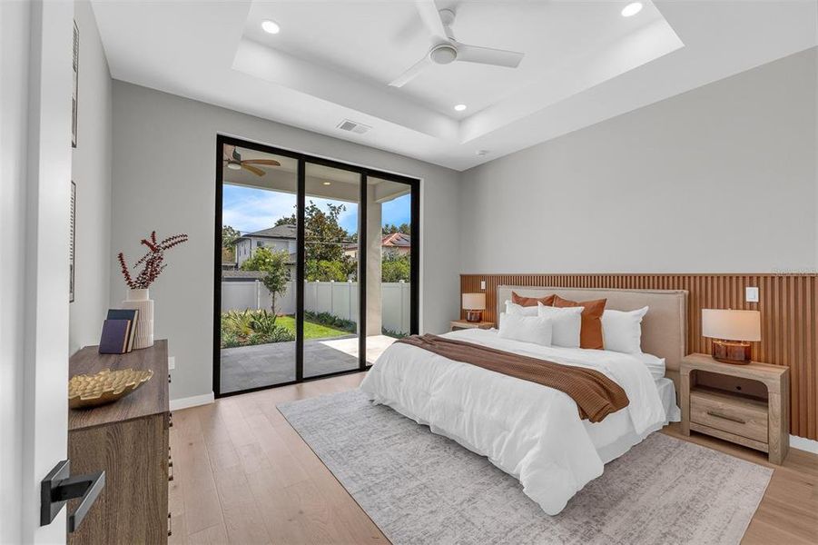 Furnished interior view inside a new home in , Orlando (Image 60).