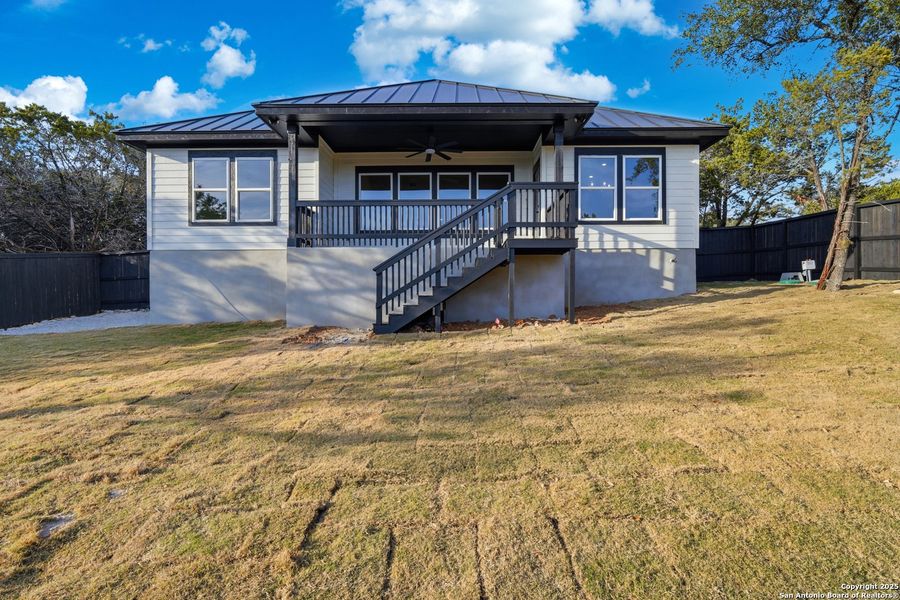 Exterior details and patio area of a home in , Spring Branch (Image 25). Exterior details and patio area of a home in , Spring Branch (Image 25).