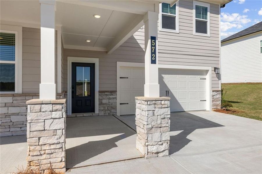 Exterior details and patio area of a home in Reserve at Gum Springs, Jefferson (Image 3). Exterior details and patio area of a home in Reserve at Gum Springs, Jefferson (Image 3).