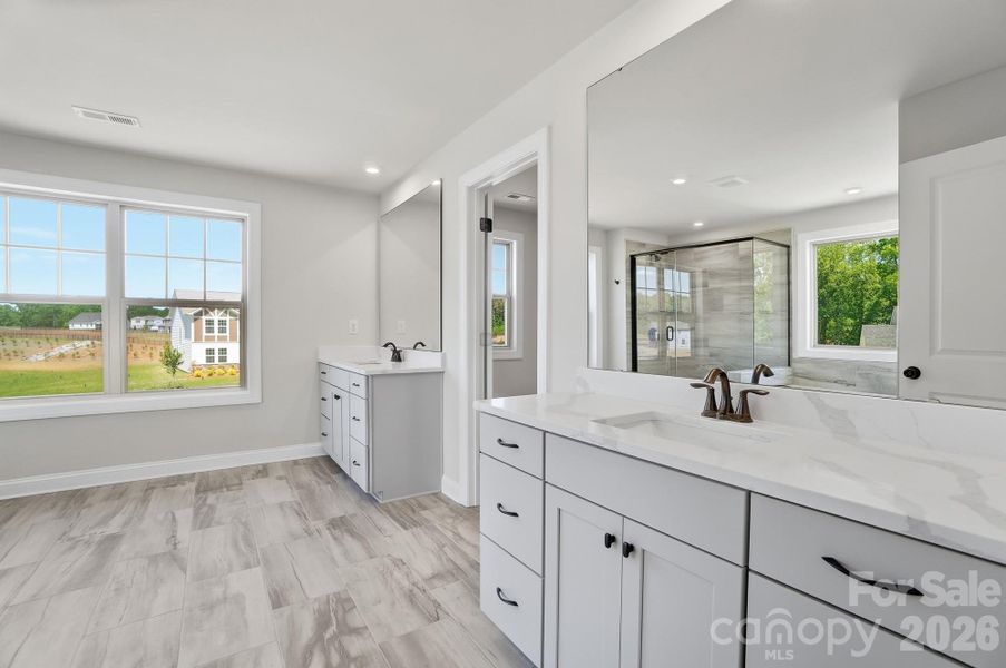 Furnished interior view inside a new home in Blair Place, Monroe (Image 8).