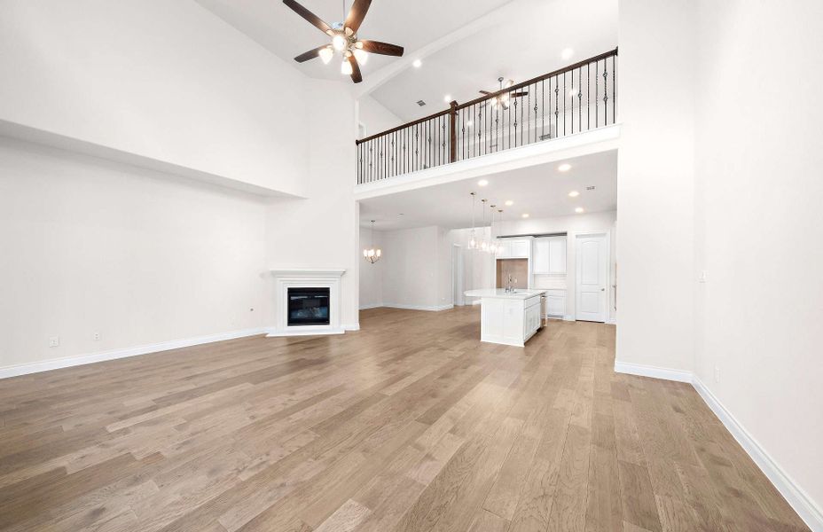 Representative unfurnished interior of a home built from the 3099 by Ravenna Homes in The Highlands 55′, Porter (Image 28). Representative unfurnished interior of a home built from the 3099 by Ravenna Homes in The Highlands 55′, Porter (Image 28).