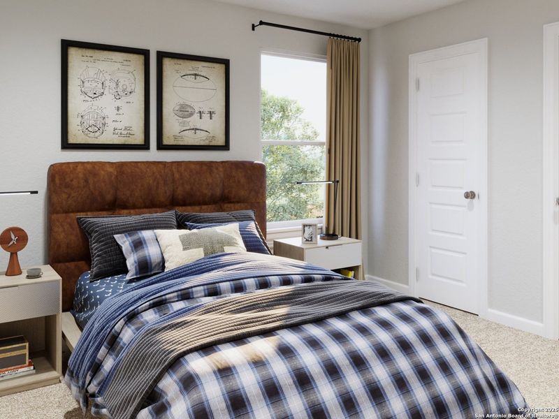 Furnished interior view inside a new home in Katzer Ranch, Converse (Image 18).