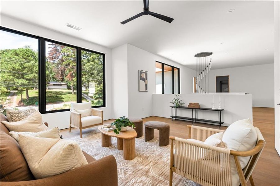 Furnished interior view inside a new home in , Decatur (Image 32).