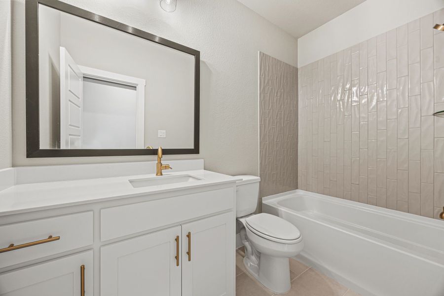 Furnished interior view inside a new home in Fields, Frisco (Image 13). Furnished interior view inside a new home in Fields, Frisco (Image 13).