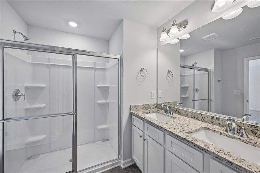 Furnished interior view inside a new home in , Lithonia (Image 29).