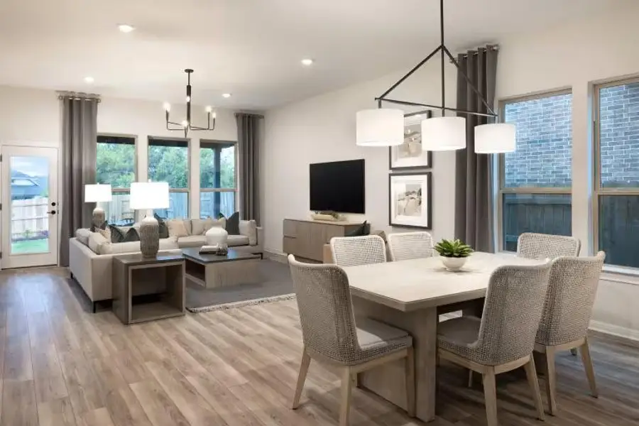 Photo of Pulte model home with same floor plan, not of actual home listed. Photo of Pulte model home with same floor plan, not of actual home listed.