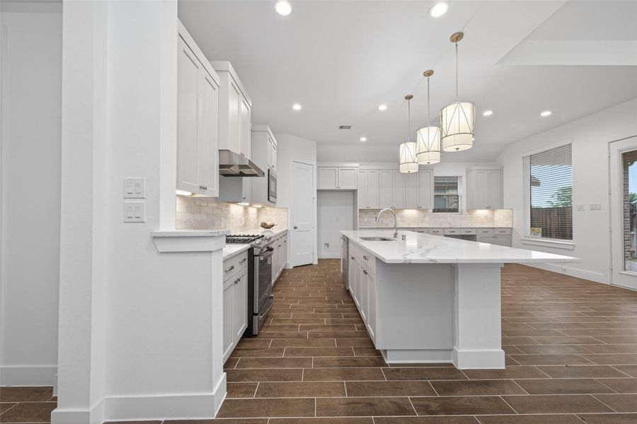 Furnished interior view inside a new home in Artavia, Conroe (Image 16).