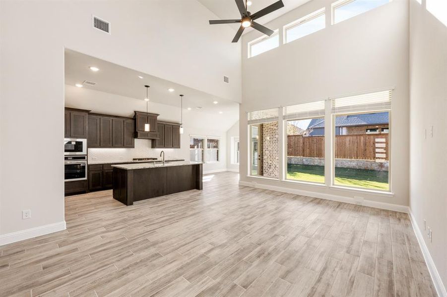 Furnished interior view inside a new home in Creekview Meadows, Pilot Point (Image 8).