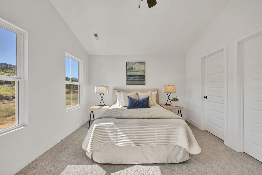 Representative furnished interior of a home built from the Fontaine by Parkside Builders in The Parks of Mill Town, Chattanooga (Image 18).