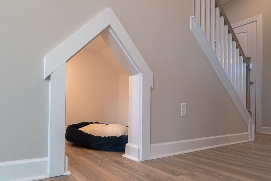 Representative furnished interior of a home built from the Palmer - Vanguard Collection by Mungo Homes in Georgias Landing, Raleigh (Image 35).