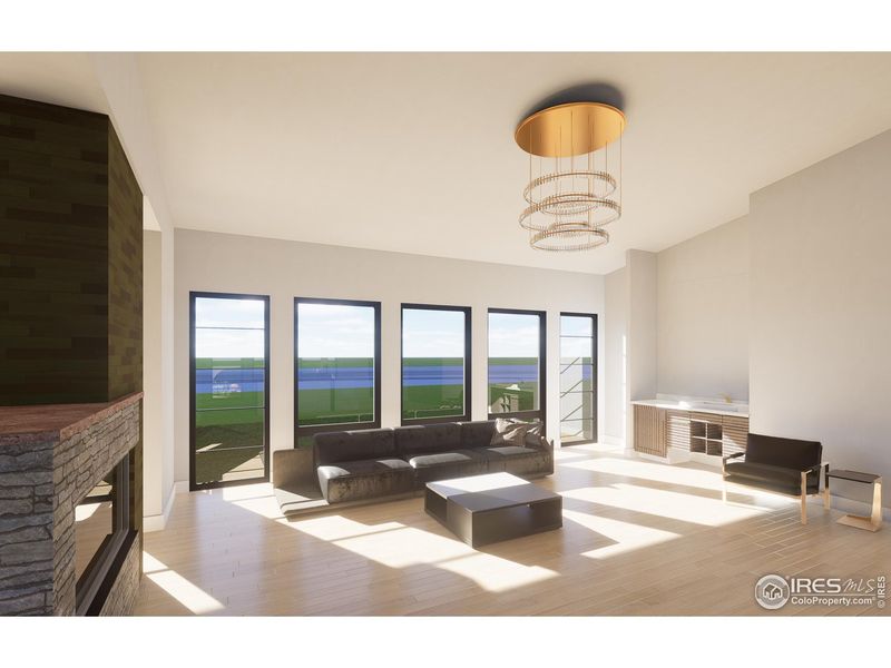 Furnished interior view inside a new home in , Berthoud (Image 5).