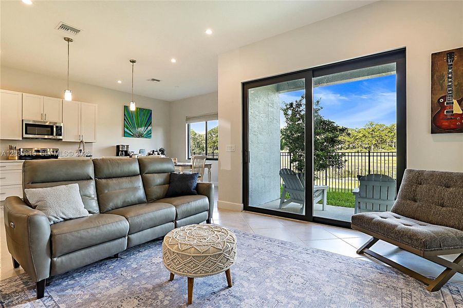 Furnished interior view inside a new home in , Palm City (Image 7).