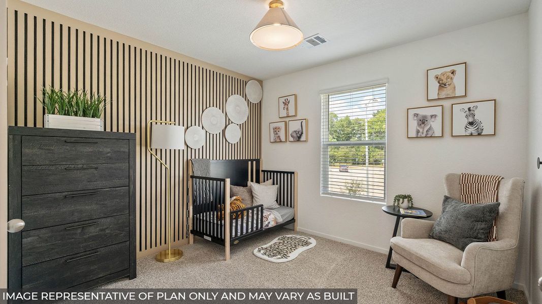Furnished interior view inside a new home in Bridges on Lake Houston Villas, Humble (Image 12).