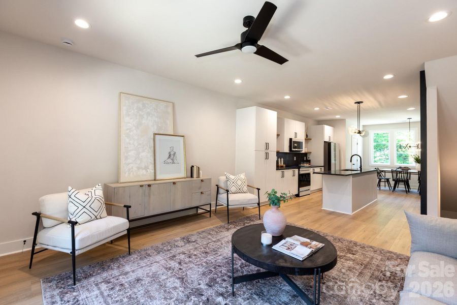 Furnished interior view inside a new home in , Charlotte (Image 5).