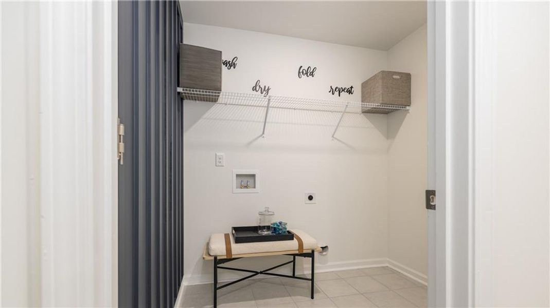 Furnished interior view inside a new home in Towns at Monroe, Atlanta (Image 8).