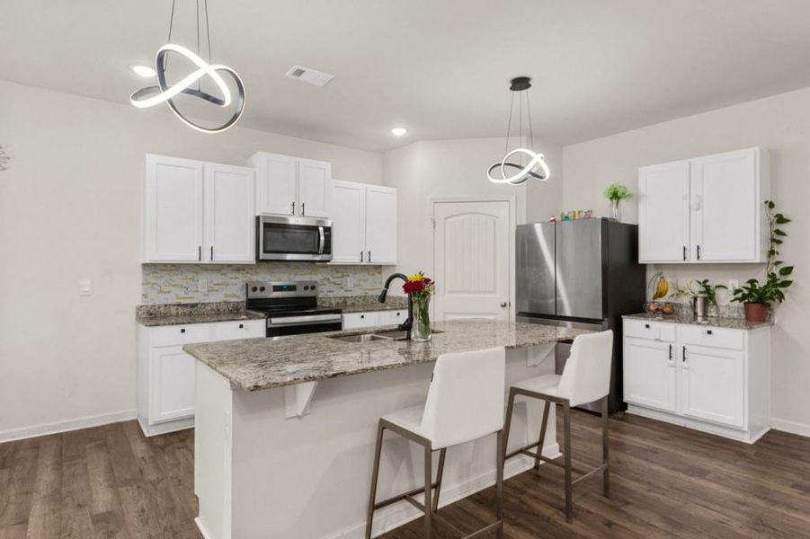 Furnished interior view inside a new home in , Dawsonville (Image 10).