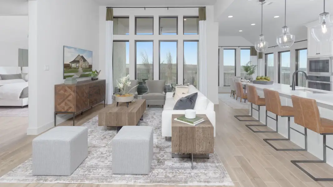 Furnished interior view inside a new home in Canyon Falls, Northlake (Image 11).