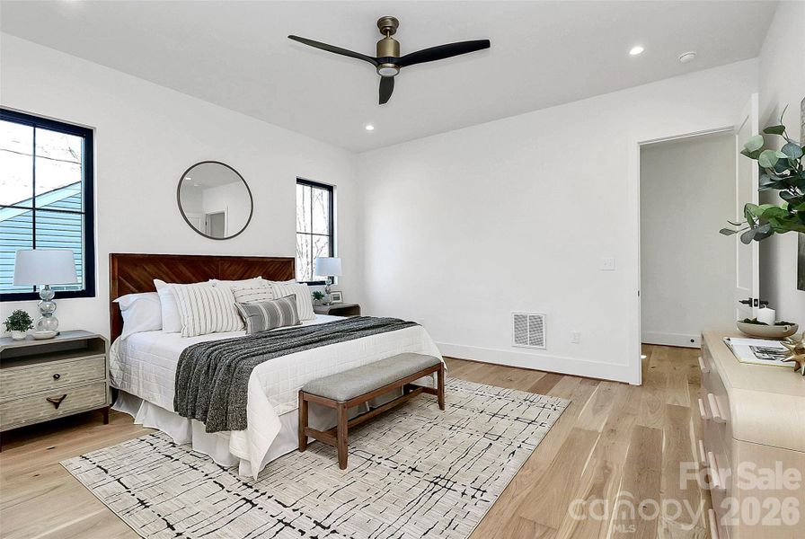 Furnished interior view inside a new home in , Charlotte (Image 17).