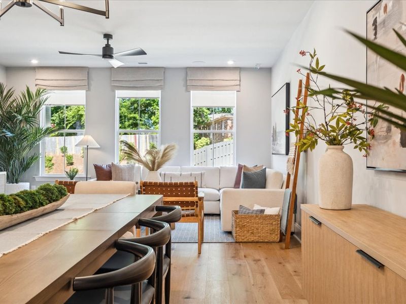 Furnished interior view inside a new home in Old Town Village, Waxhaw (Image 16). Furnished interior view inside a new home in Old Town Village, Waxhaw (Image 16).