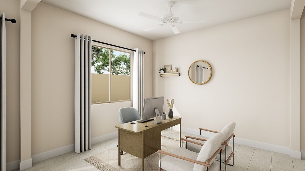 Representative furnished interior of a home built from the Rosemary Plan 40-2 by Tri Pointe Homes in Soleo, San Tan Valley (Image 7).