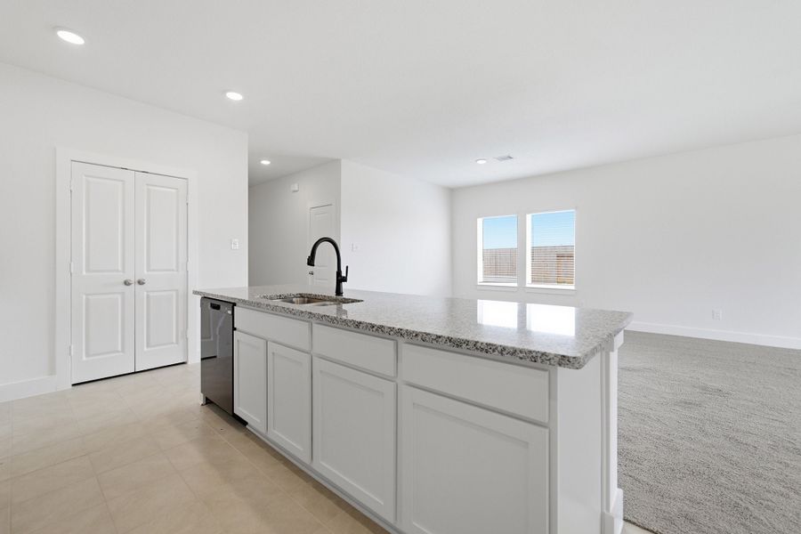Furnished interior view inside a new home in Harvest Pointe, Needville (Image 10).