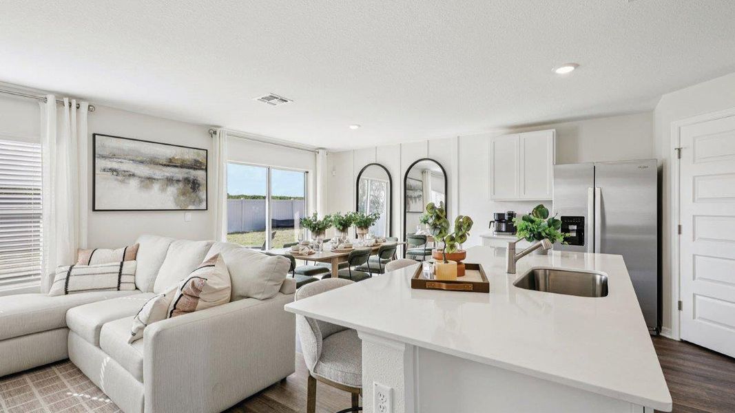 Furnished interior view inside a new home in Leoma's Landing, Lake Wales (Image 13). Furnished interior view inside a new home in Leoma's Landing, Lake Wales (Image 13).