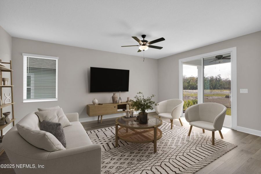Furnished interior view inside a new home in Jennings Farm, Middleburg (Image 9).
