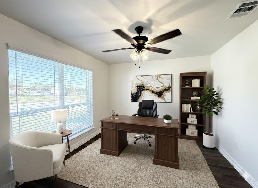 Furnished interior view inside a new home in , Belton (Image 12).