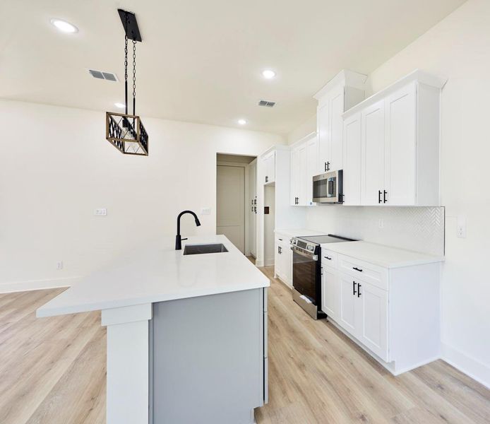 Furnished interior view inside a new home in , Houston (Image 3).