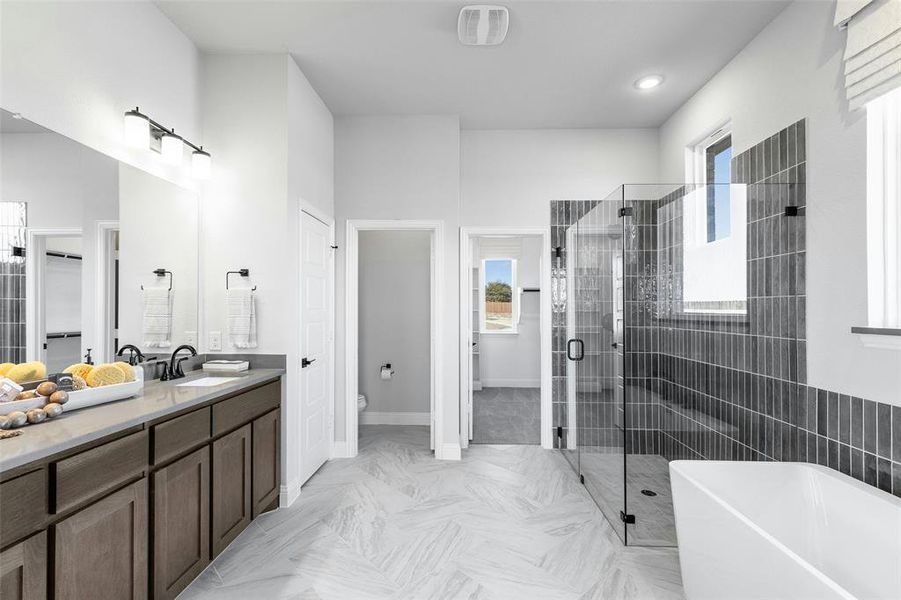 Furnished interior view inside a new home in Kentsdale Farms, DeSoto (Image 20). Furnished interior view inside a new home in Kentsdale Farms, DeSoto (Image 20).