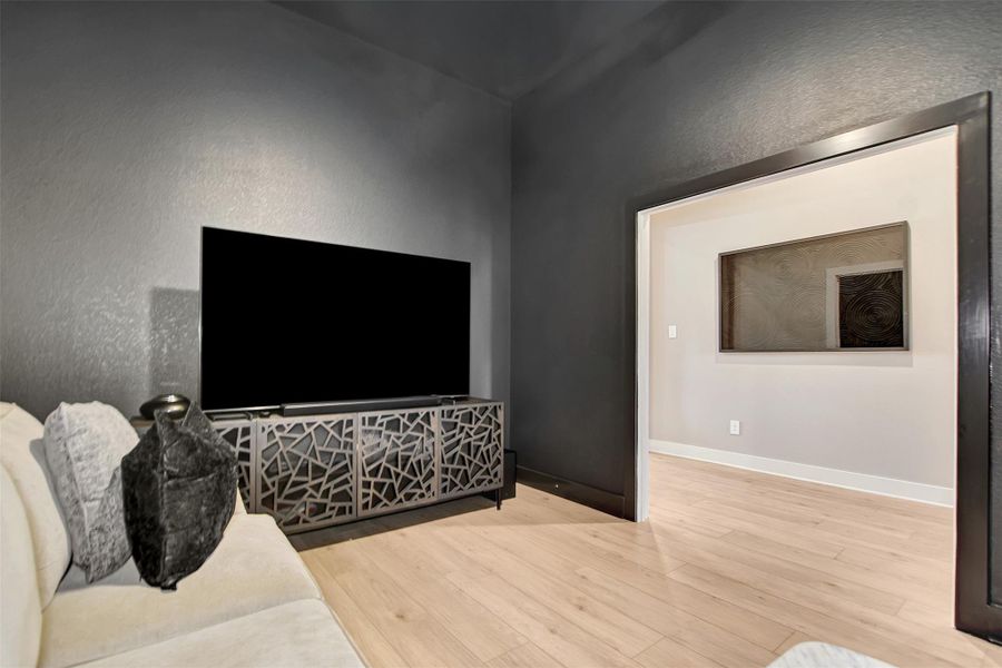 Furnished interior view inside a new home in Lone Star Landing, Montgomery (Image 30).