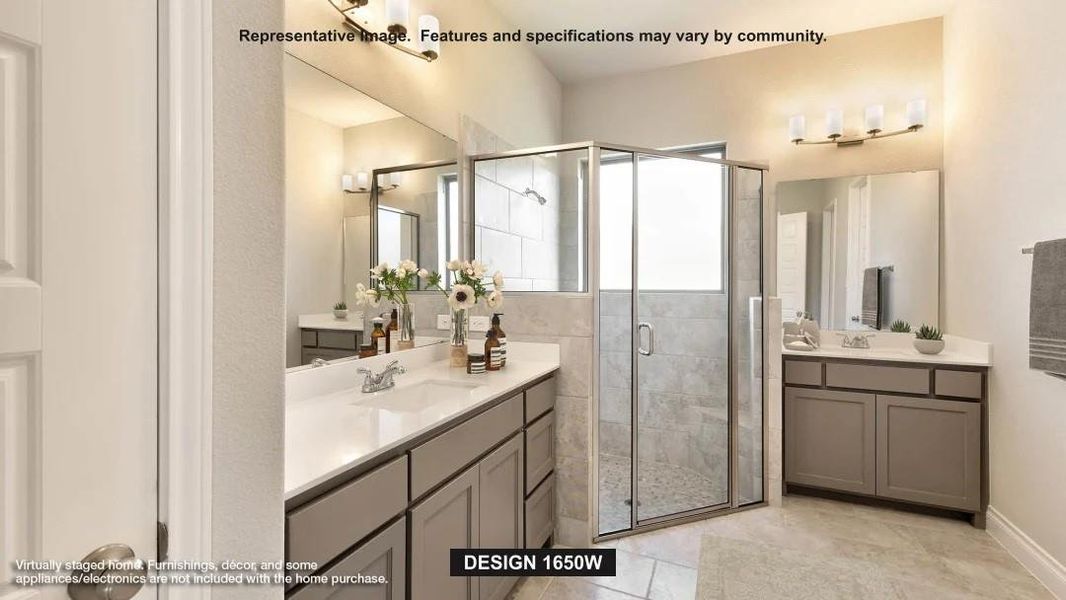 Furnished interior view inside a new home in Jordan Ranch 40', Fulshear (Image 5). Furnished interior view inside a new home in Jordan Ranch 40', Fulshear (Image 5).