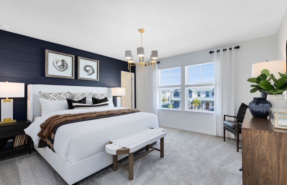 Representative furnished interior of a home built from the Caden by Pulte Homes in Tohoqua, Kissimmee (Image 11).