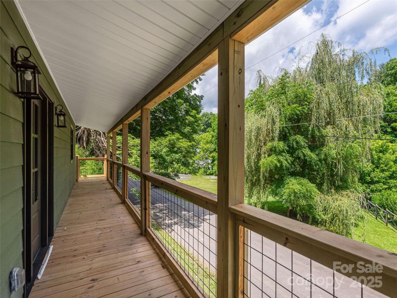 Exterior details and patio area of a home in , Waynesville (Image 3).