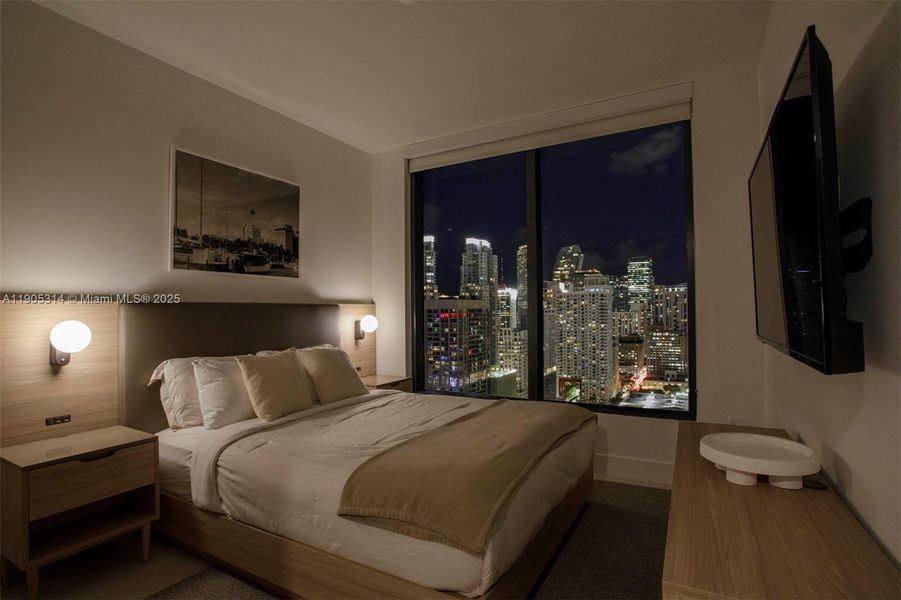 Furnished interior view inside a new home in , Miami (Image 5).