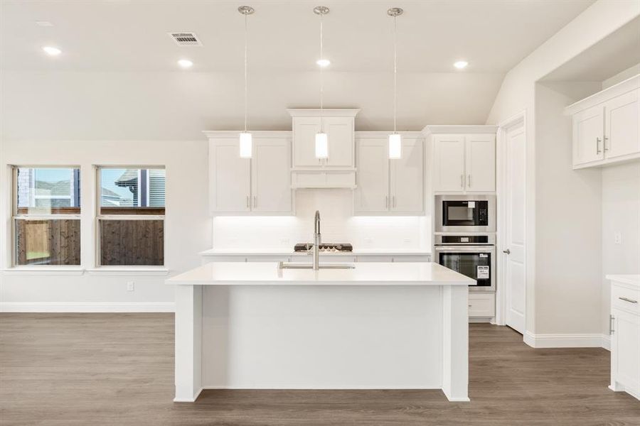 Furnished interior view inside a new home in Creekview Meadows, Pilot Point (Image 17).
