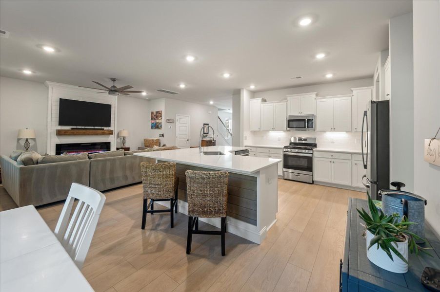 Furnished interior view inside a new home in , Johns Island (Image 35).