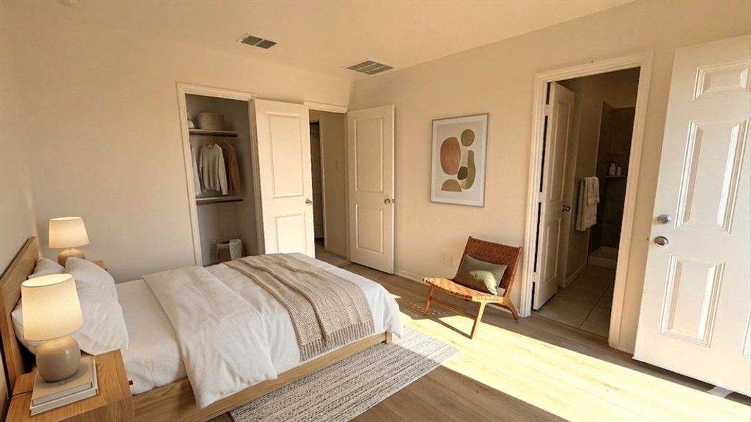 Furnished interior view inside a new home in Tillage Farms, Princeton (Image 8).