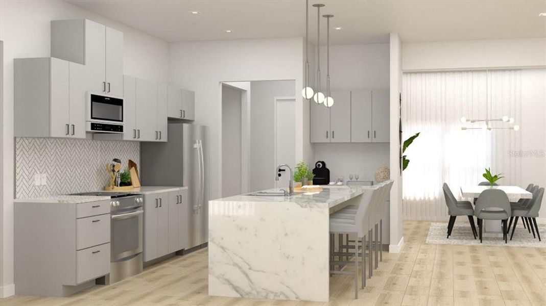 Furnished interior view inside a new home in , North Port (Image 15). Furnished interior view inside a new home in , North Port (Image 15).