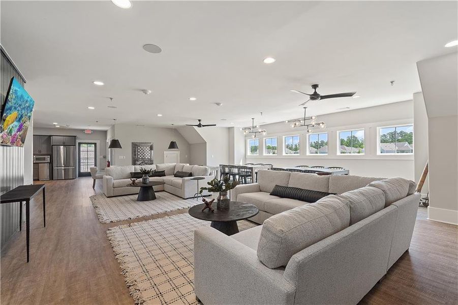 Furnished interior view inside a new home in , Hiram (Image 10).